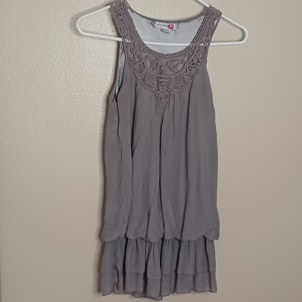 Body Central Boho Dropwaist Tank Top